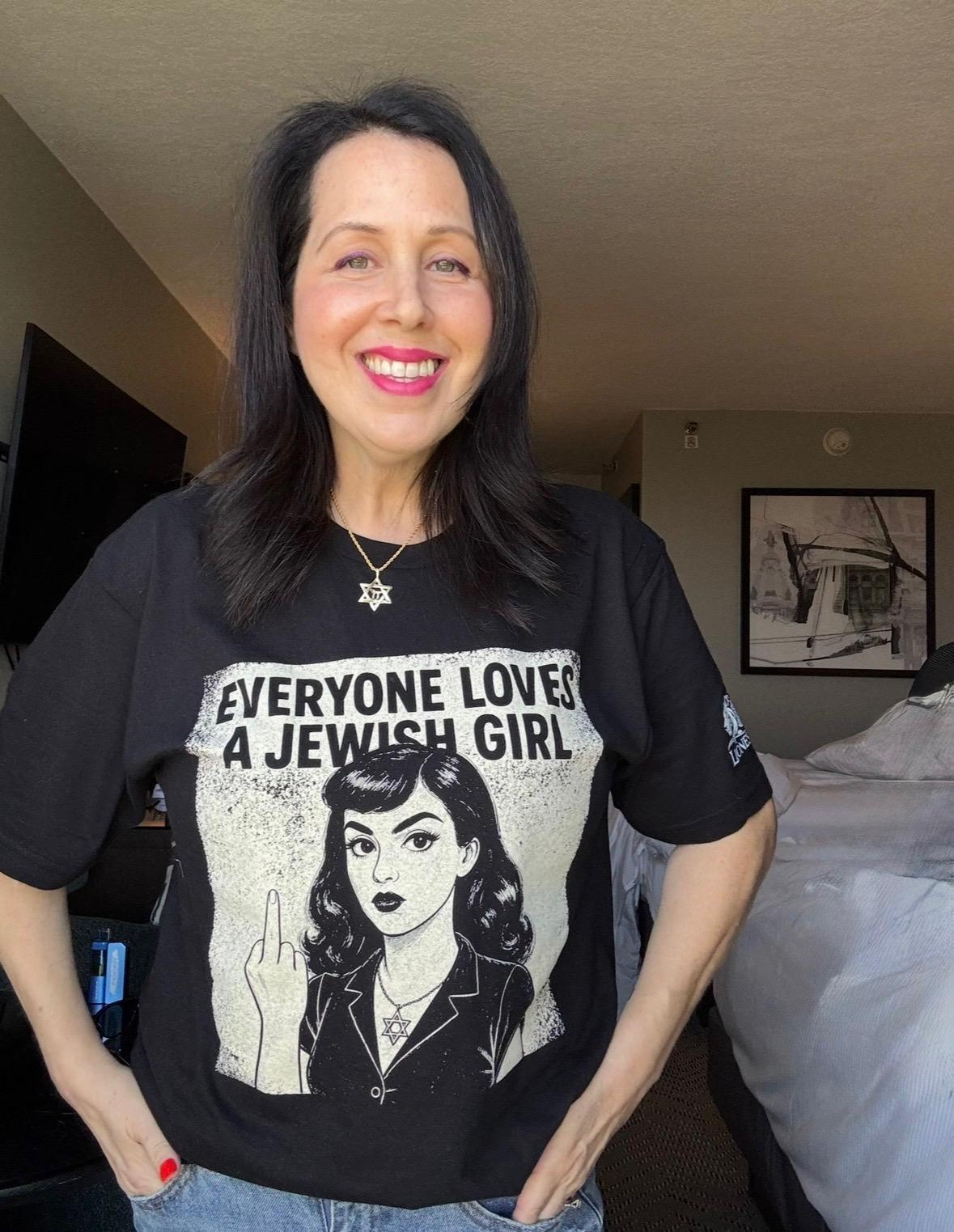 Everyone Loves a Jewish Girl - Unisex Shirt (in Black & Vintage Grey)