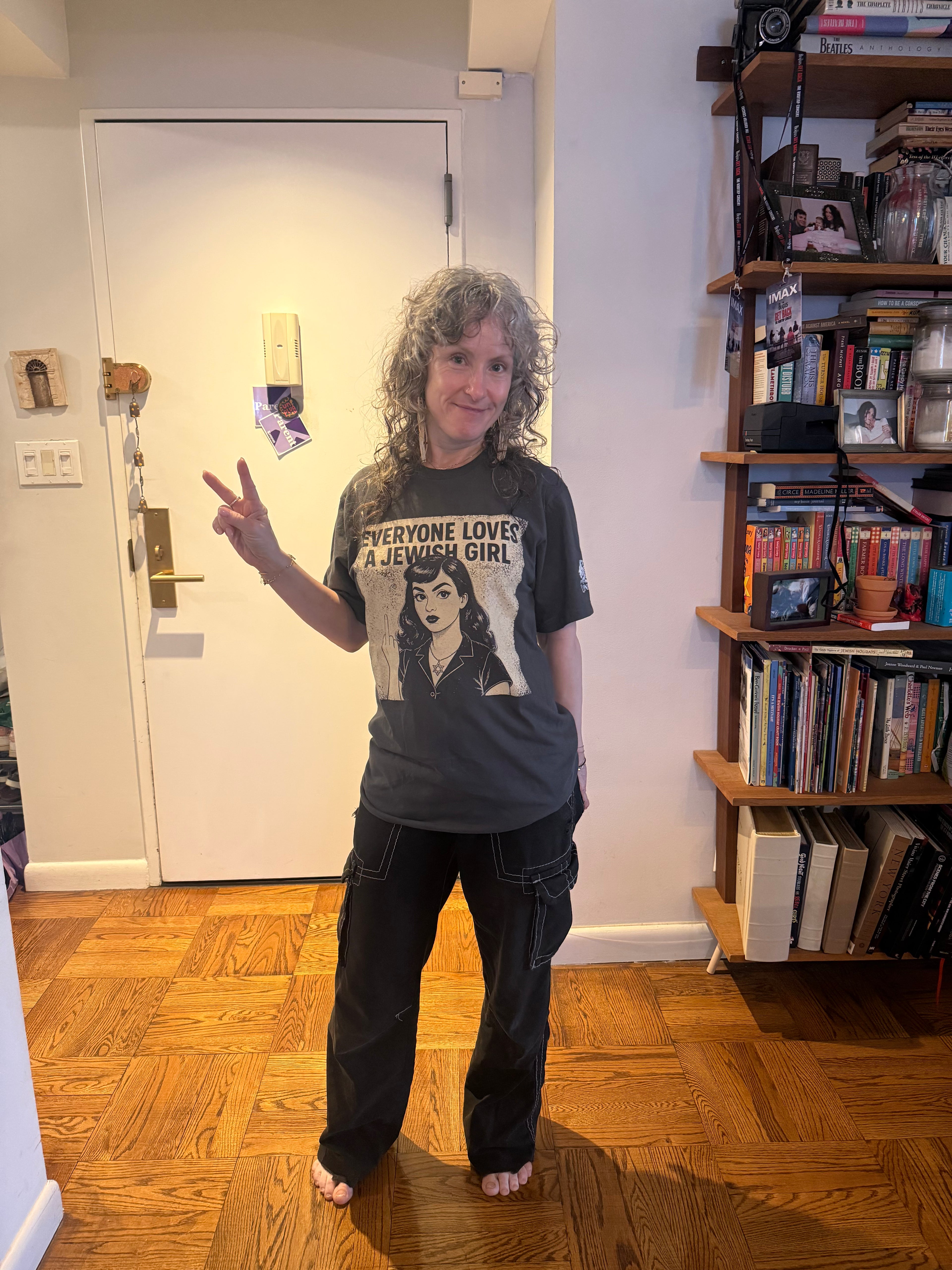 Everyone Loves a Jewish Girl - Unisex Shirt (in Black & Vintage Grey)