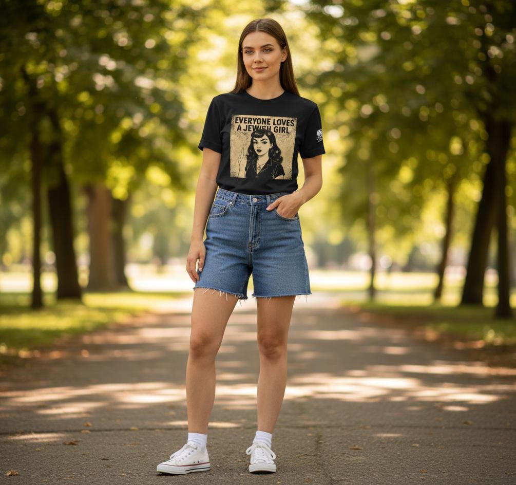 Everyone Loves a Jewish Girl - Unisex Shirt (in Black & Vintage Grey)