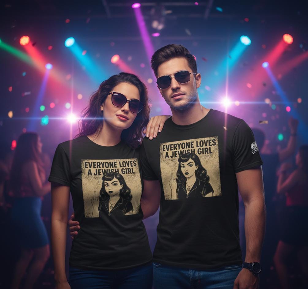Everyone Loves a Jewish Girl - Unisex Shirt (in Black & Vintage Grey)